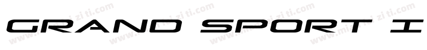 Grand Sport Italic字体转换